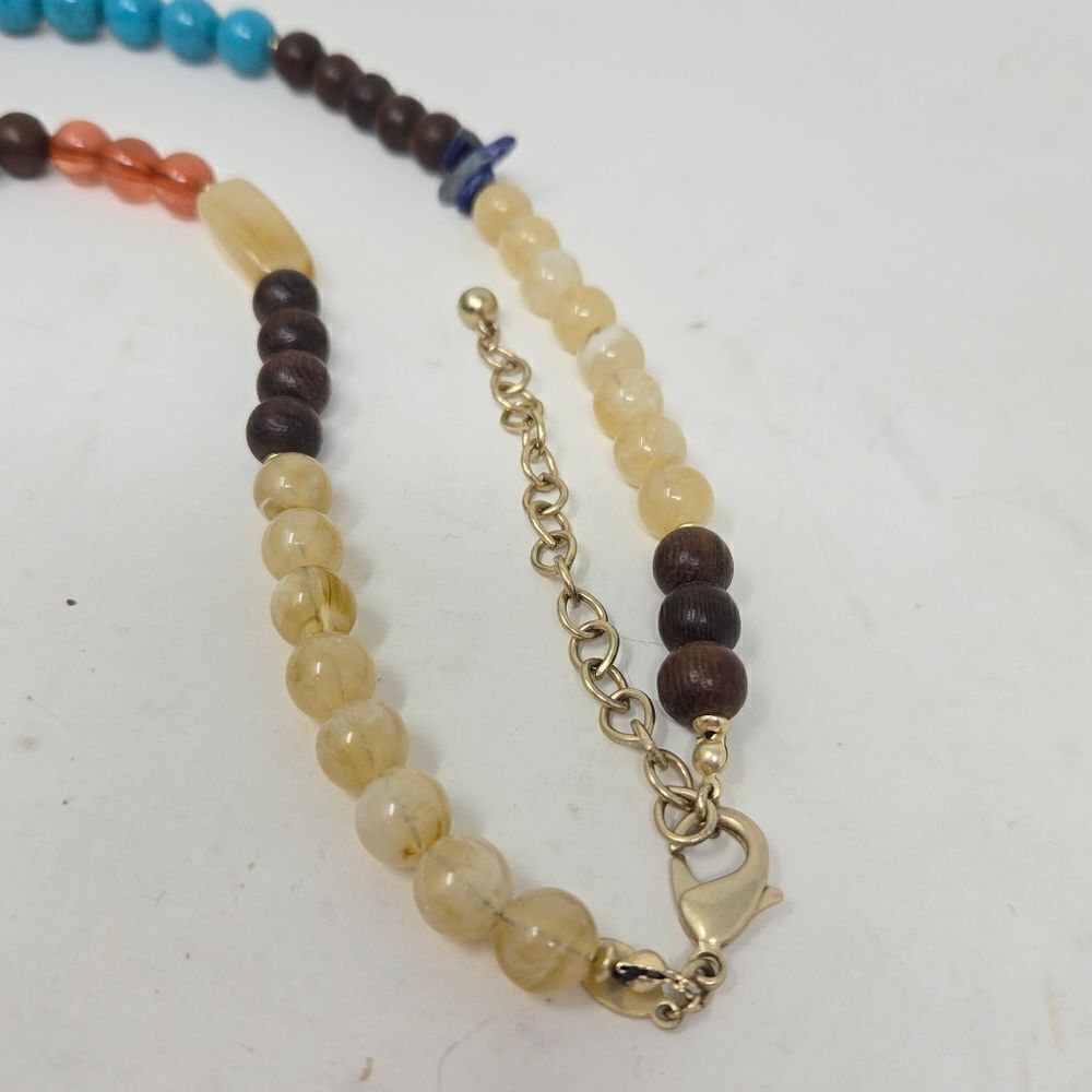 CHICO'S Beaded Stone Long Necklace - Picture 5 of 7